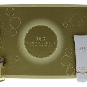 Conjunto De Presente Perfume Perry Ellis 360 Para Mulheres,