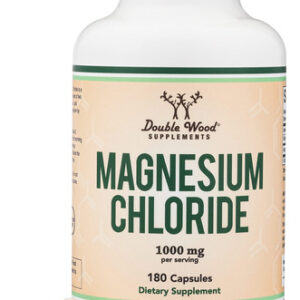 Suplementos De Cloreto De Magnésio De Madeira Dupla 180 Cáps