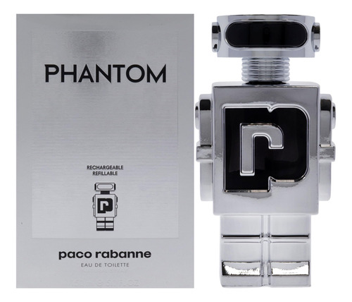 Perfume Paco Rabanne Phantom Edt 150ml Para Homens Recarregá