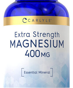 Suplemento Carlyle Magnesium Oxide 400mg 180 Softgels