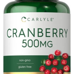 Suplemento Carlyle Cranberry Pills 500 Mg 100 Cápsulas