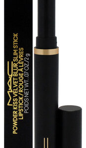 Batom Mac Powder Kiss Velvet Blur Slim Stick 889 Ruby New