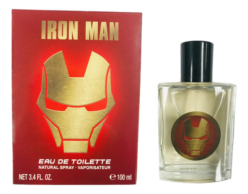 Perfume Marvel Iron Man Eau De Toilette 100,55 Ml Para Homen