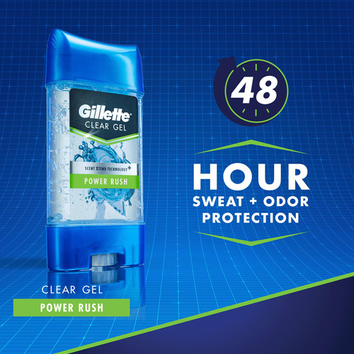 Antitranspirante/desodorante Gillette Clear Gel Power Rush 1 - Imagem 7