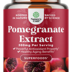 Suplemento De Cápsulas De Extrato De Romã Antioxidante 500mg