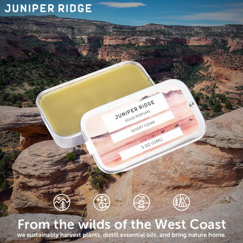 Solid Perfume Juniper Ridge Desert Cedar 15ml Unisex - Imagem 4