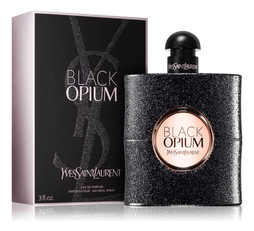 Perfume Yves Saint Laurent Ysl Black Opium Eau De Parfum 90m - Imagem 2