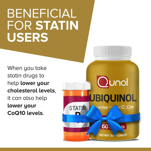 Suplemento Qunol Ubiquinol Coq10 100 Mg Cápsulas Gelatinosas - Imagem 3