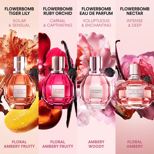 Perfume Viktor&rolf Flowerbomb Tiger Lily Eau De Parfum 100m - Imagem 8