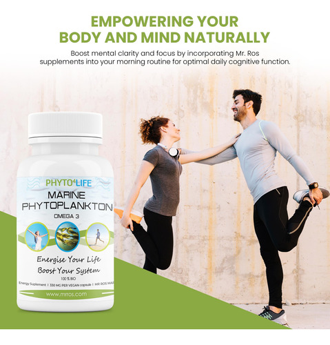 Suplementos Mr. Ros Marine Phytoplankton Energy 90 Cápsulas - Imagem 8