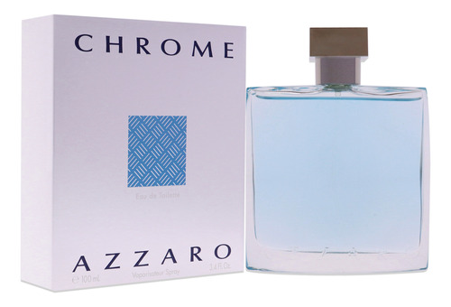 Perfume Azzaro Chrome Para Homens Edt Spray 100ml - Imagem 3