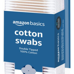 Cotonetes De Algodão Amazon Basics 500 Unidades
