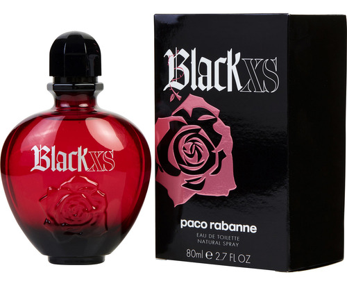 Perfume Paco Rabanne Black Xs Eau De Toilette 80ml Para Mulh