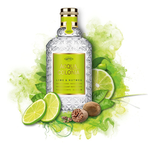 Perfume 4711 Acqua Colonia Lime & Nutmeg Eau De Cologne 170m - Imagem 4