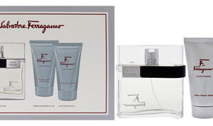 Conjunto De 3 Peças De Perfume Salvatore Ferragamo F For Men