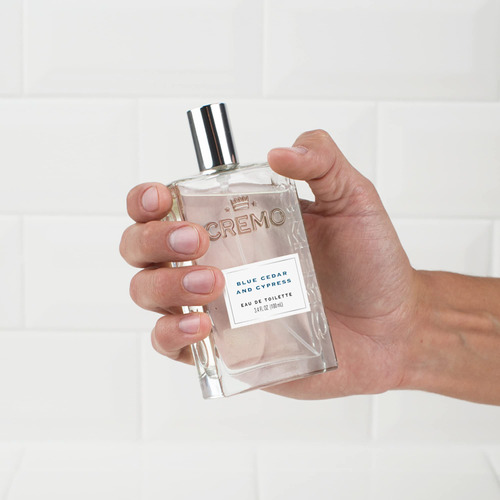 Spray De Colônia Cremo Blue Cedar & Cypress 100ml Para Homen - Imagem 7