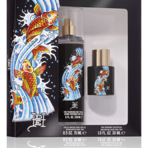 Conjunto De Presente Perfume Ed Hardy Koi Wave Eau De Parfum