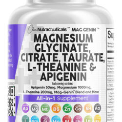Suplemento Clean Nutraceuticals Glicinato De Magnésio 1000 M