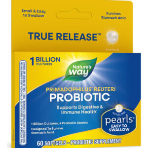 Suplemento Nature's Way Primadophilus Reuteri Pearls 60 Soft