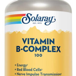 Suplemento Solaray De Vitamina B Do Complexo B 100 Mg 100 Cá
