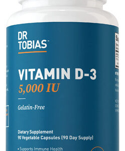 Suplemento Dr. Tobias Vitamina D-3 5.000 Ui Imune, Osso 90c