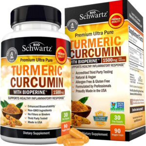 Suplemento Bioschwartz Curcuma Curcumina 1500 Mg Com Bioperi