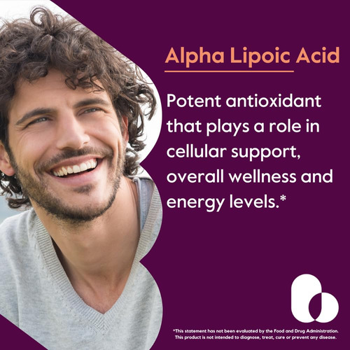 Suplemento De Ácido Alfa Lipóico Bestvite 100mg (240 Cápsula - Imagem 4