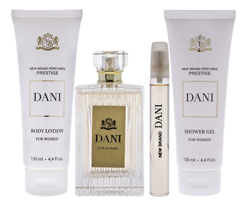 Conjunto De Presentes De Perfume New Brand Prestige Dani Par - Imagem 2