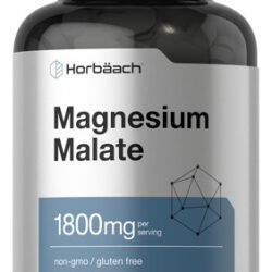 Suplemento Horbäach Malato De Magnésio 1800mg 250 Cápsulas