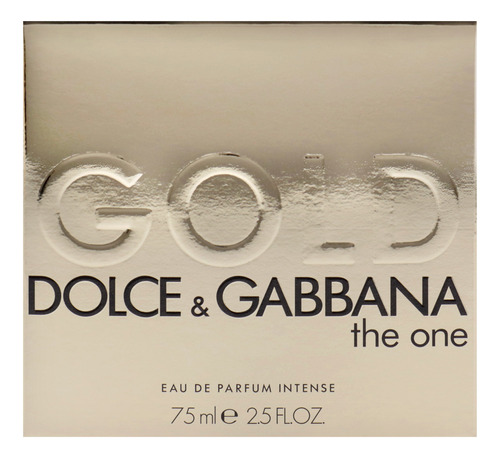 Perfume Dolce And Gabbana The One Gold Intense 75 Ml Para Mu - Imagem 5