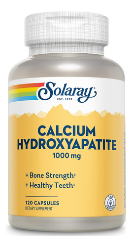 Suplemento De Cálcio Solaray Hidroxiapatita De Cálcio 1000mg