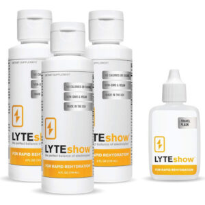Suplemento Eletrolítico Lyteshow, Sem Açúcar, 360ml, Pacote