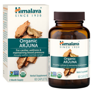 Suplemento Himalaya Organic Arjuna 700mg 60 Cápsulas