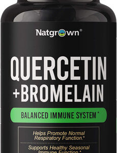Suplemento Natgrown Quercetina 500mg Com Bromelaína 200mg