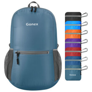 Mochila Gonex Ultra Leve Embalável 20l (cinza, Azul)