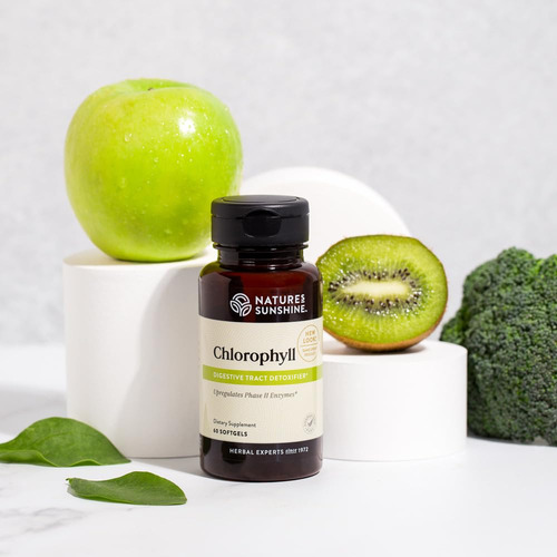 Suplemento Nature's Sunshine Chlorophyll 60 Cápsulas De Gel - Imagem 4