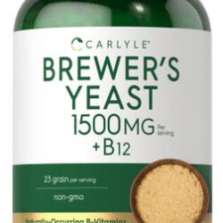 Suplemento Carlyle Brewer&quots Yeast Tablets 1500mg Com Vitamin