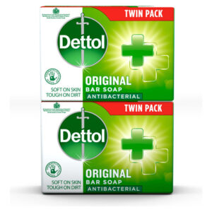 Pacote Duplo De 100 G De Sabão Dettol Antibacteriano Origina