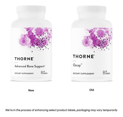Suplemento Thorne Oscap Bone Health Com Cálcio E Vitamina D - Imagem 2