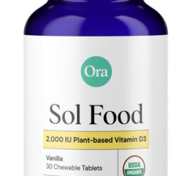 Suplemento Oral Orgânico De Vitamina D3 2000iu Vegan 30 Comp