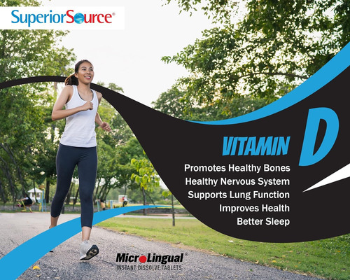 Vitamina D3, 10000 Ui, Comprimidos Sublinguais Super Source - Imagem 8