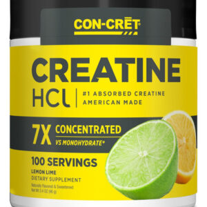 Creatina Hcl Em Pó Con-cret Apoia A Saúde Muscular 100 Serv
