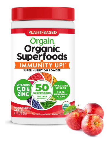 Suplemento Orgain Organic Greens + 50 Superfoods Immunity Up