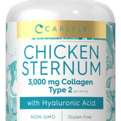 Suplemento Carlyle Chicken Sternum Colágeno Tipo Ii 3000 Mg