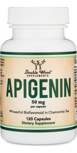 Suplemento De Apigenina De Madeira Dupla 50 Mg/cápsula 120 C - Imagem 5