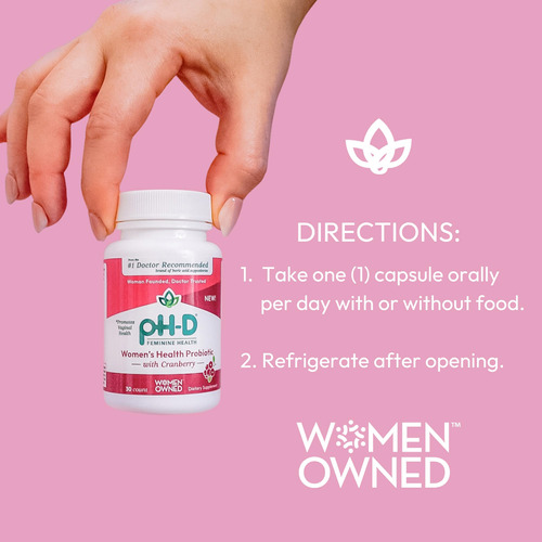 Suplemento Ph-d Feminine Health Women"s Probiótico 30 Cápsul - Imagem 6