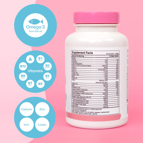 Multivitamínico Pós-parto Dr. Talbot's Mom Com 60 Cápsulas G - Imagem 2