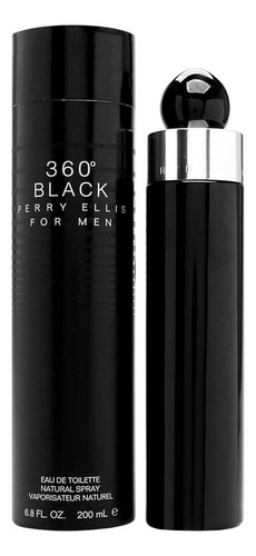 Perfume Perry Ellis 360 Black Eau De Toilette 200ml Para Homens