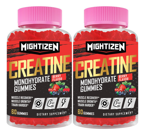 Gomas De Monohidrato De Creatina 5000 Mg Para Mulheres (frut