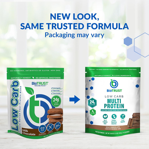 Proteína Em Pó Biotrust Low Carb Whey & Casein Chocolate 3-p - Imagem 2